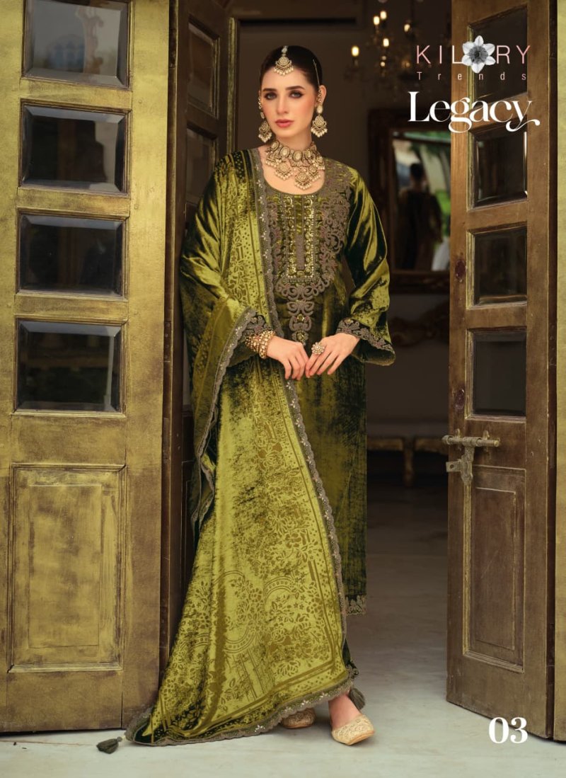 Legacy By Kilory Valvet Embroidery Salwar Kameez